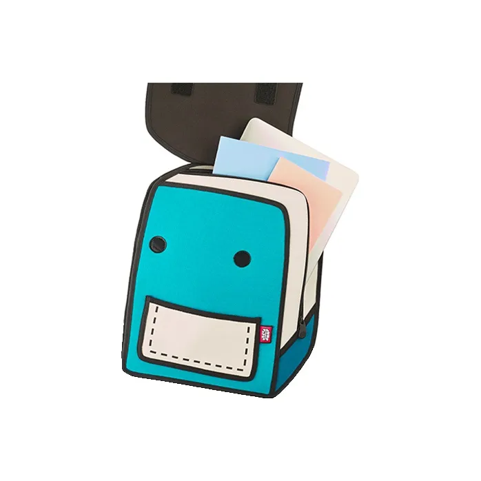 JumpFromPaper Polyester Backpack Regular Unisex Lake Green-2