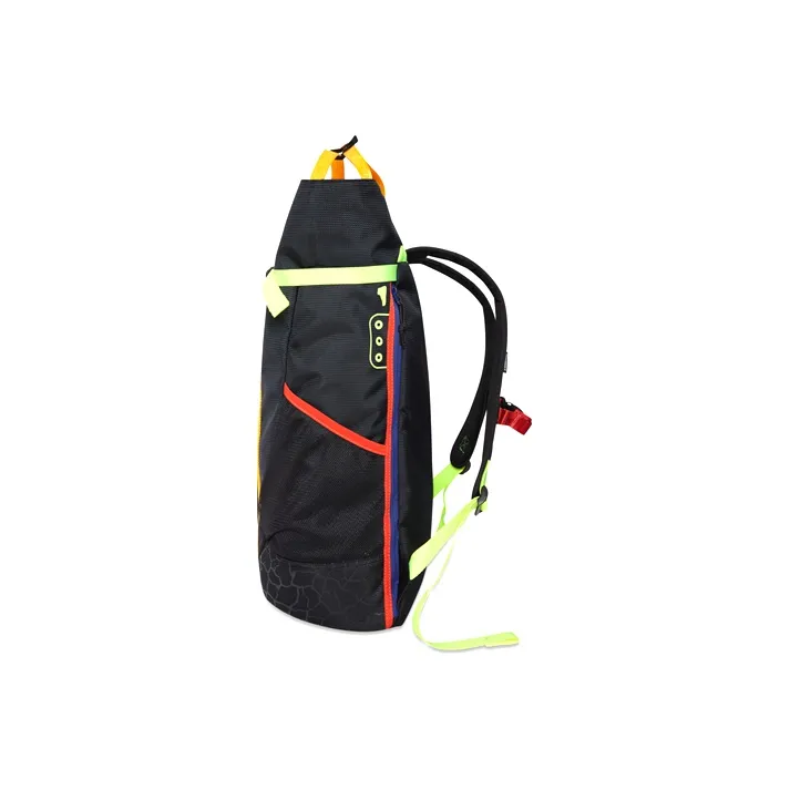 Converse Air King Slam Dunk 2 Collaboration Polyester Portable Backpack Unisex Black Yellow-1