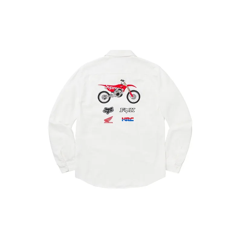 Supreme X Honda Fox Racing Work Shirt-1