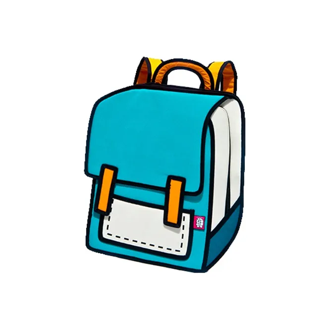 JumpFromPaper Polyester Backpack Regular Unisex Lake Green-1
