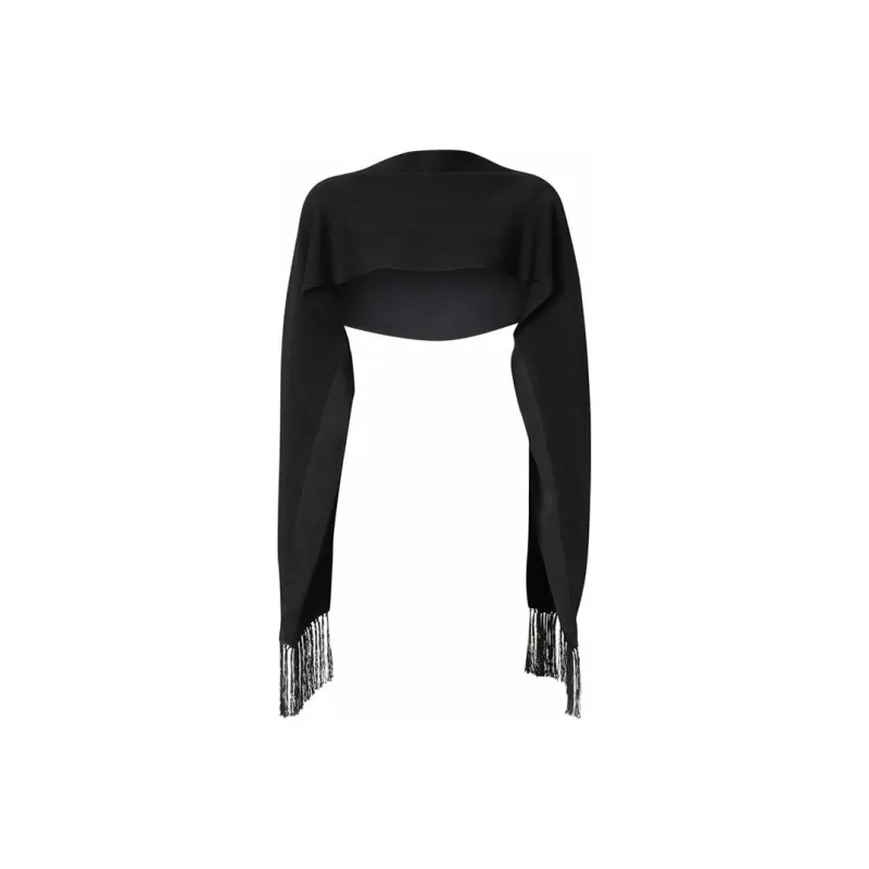 Burberry Shawls Unisex Black-0