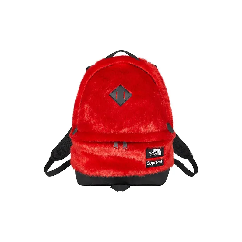 Supreme The North Face Collaboration Fur Backpack Regular Unisex Black-7