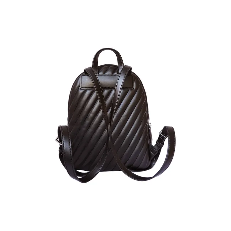 MICHAEL KORS Erin Leather Backpack Medium Size Women's Black-2