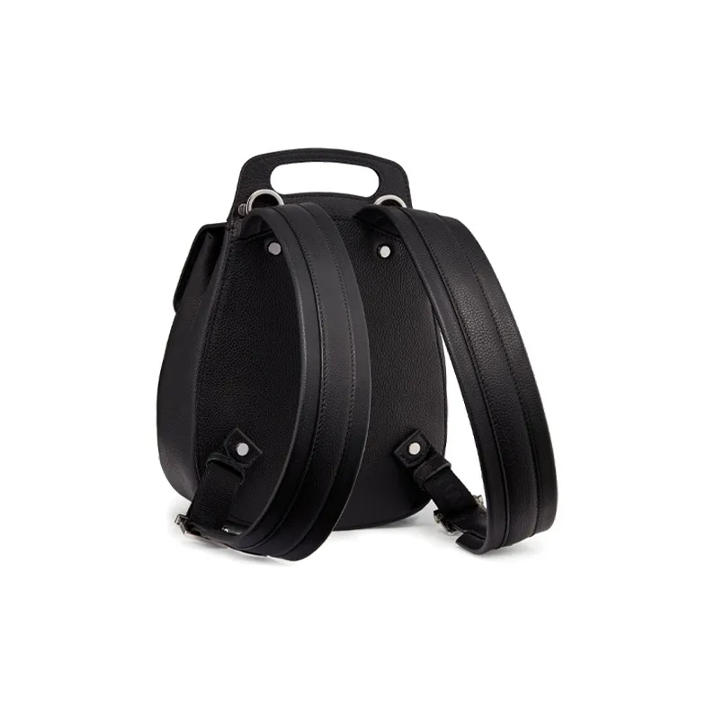 DIOR Saddle Cow Leather Backpack Men's Black-2