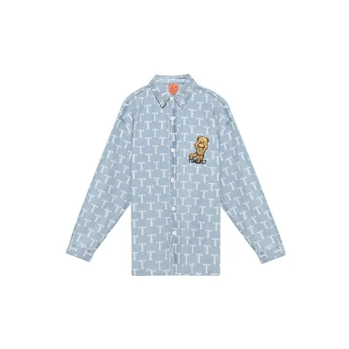 TSMLXLT Shirts Unisex Light Blue Denim