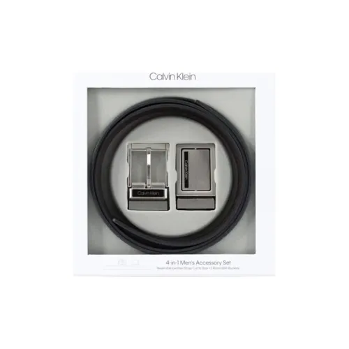 Calvin Klein CK Accessories Leather Belts Men Black