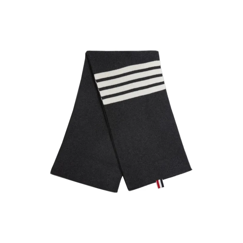 THOM BROWNE 4-bar Plain Weave Tie-0