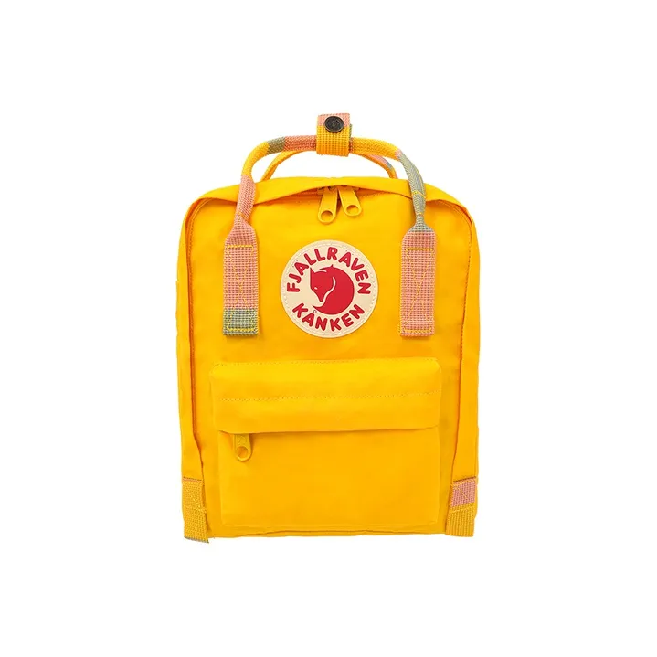 Fjallraven Kanken Fabric Backpack Mini Unisex Warm Yellow-0