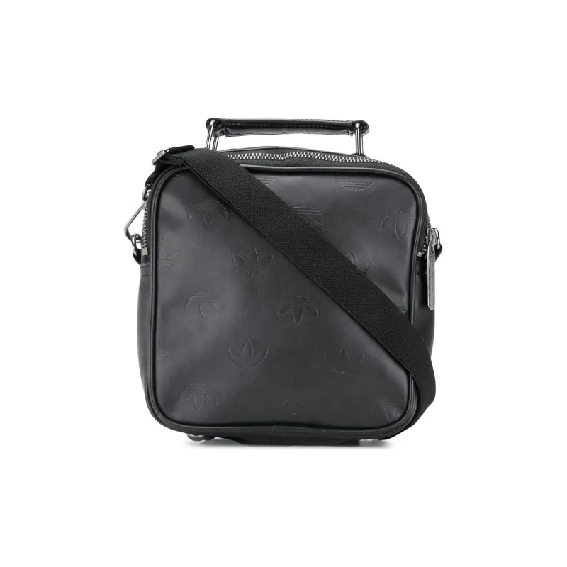 Adidas Originals Polyurethane Square Small Backpack Mini Unisex Pure Black-3