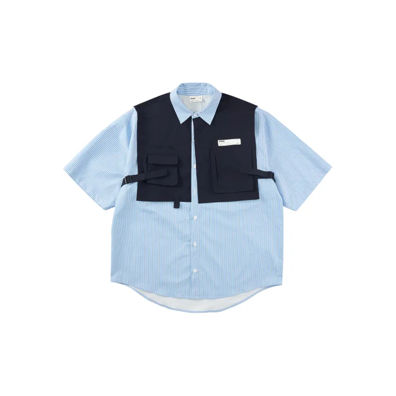 FPA Shirt Unisex Blue White Stripes-1