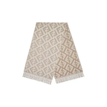 FENDI Knit Scarves Women's White
