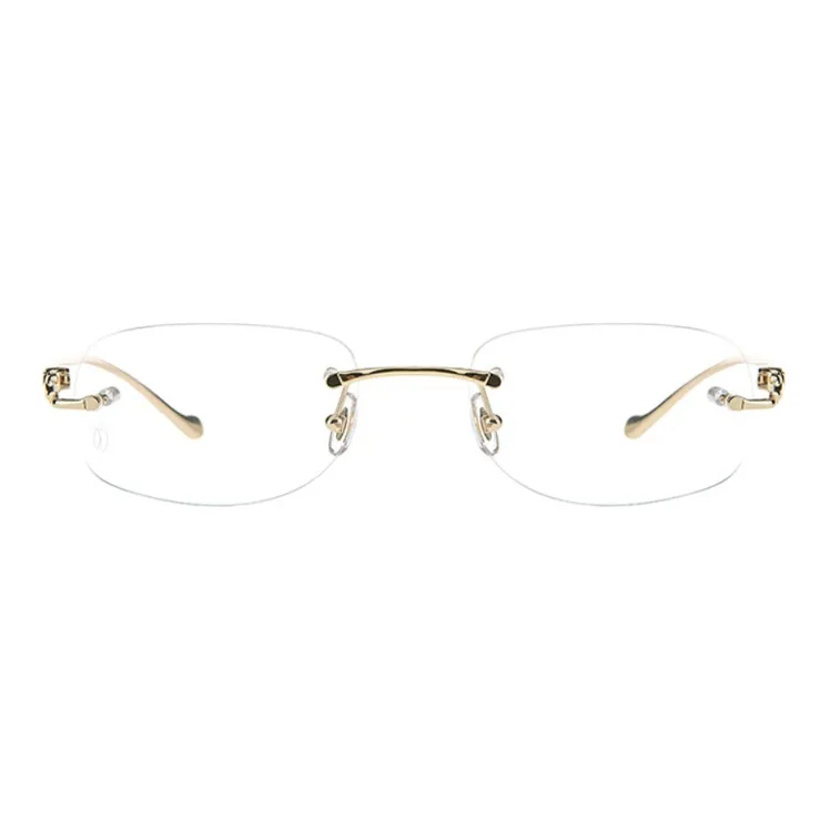 Cartier Panthère Rectangular Frame Glasses-1
