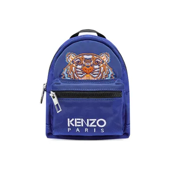 KENZO Polyester Backpack Unisex Royal Blue