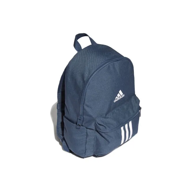 Adidas Polyester Backpack Regular Unisex Navy Blue White-3