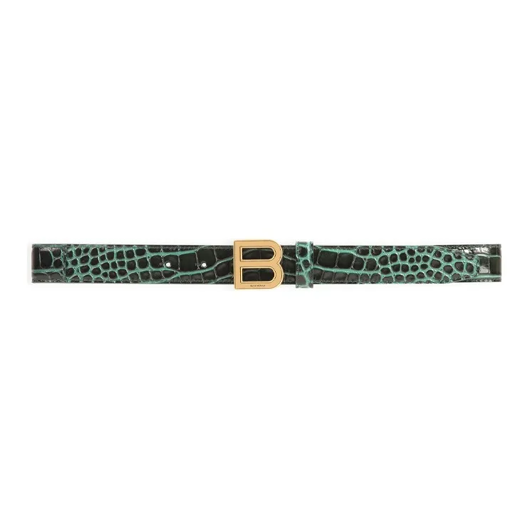 Balenciaga Hourglass Cow Leather Belts Unisex 2.5cm-0