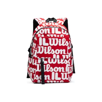FILA × Wilson Tenis Collaboration Fabric Backpack Regular Unisex Red
