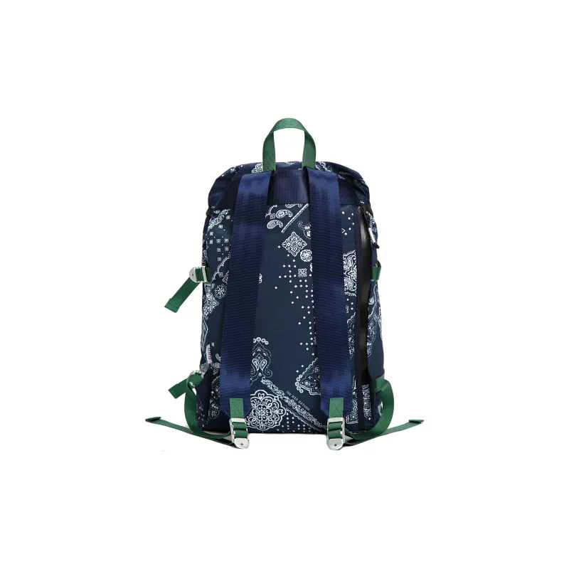 The MAD HATcher Polyester Backpack Unisex Black/Navy Blue/Purple-5