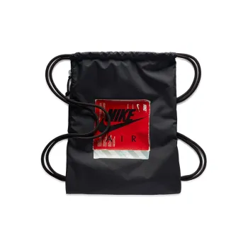 Nike Heritage Polyester Fitness Bag Backpack Regular Unisex Black
