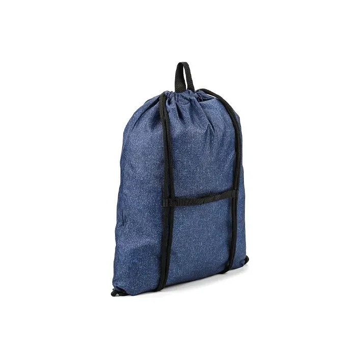 Adidas Linen Drawstring Bag Backpack Regular Unisex Marine Blue-4