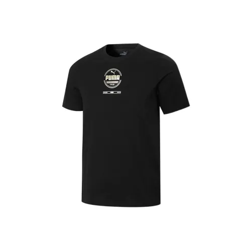 PUMA Foil Graphic T-Shirts Men Black