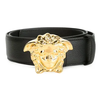 FANSIZHE Medusa Leather Belts Men's Width  4cm