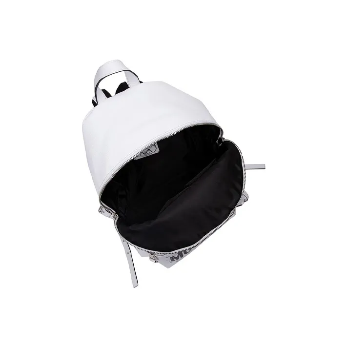 MOSCHINO PU Backpack Large Size Unisex White-5