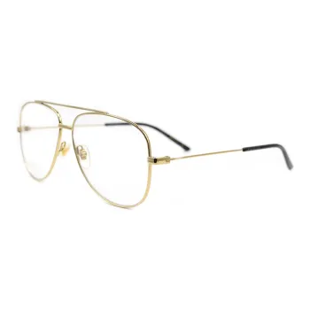 GUCCI Aviator Frame Metal Optical Frames