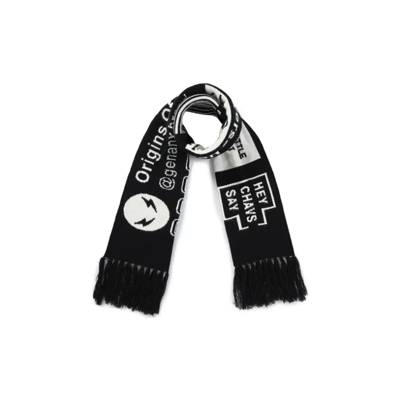 GENANX Knit Scarves Unisex-1