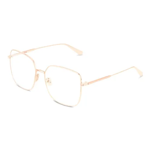 DIOR Eyeglass Frames Unisex Rose Gold