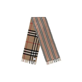 Burberry Cashmere Knit Scarves Unisex