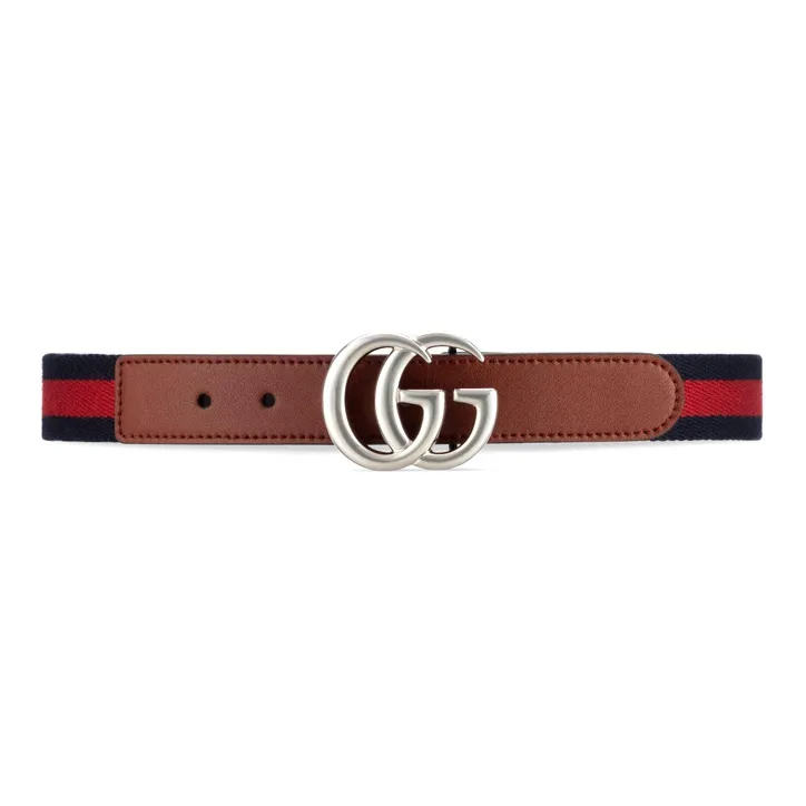 GUCCI Kids Elasticated Gg Web Belt-0