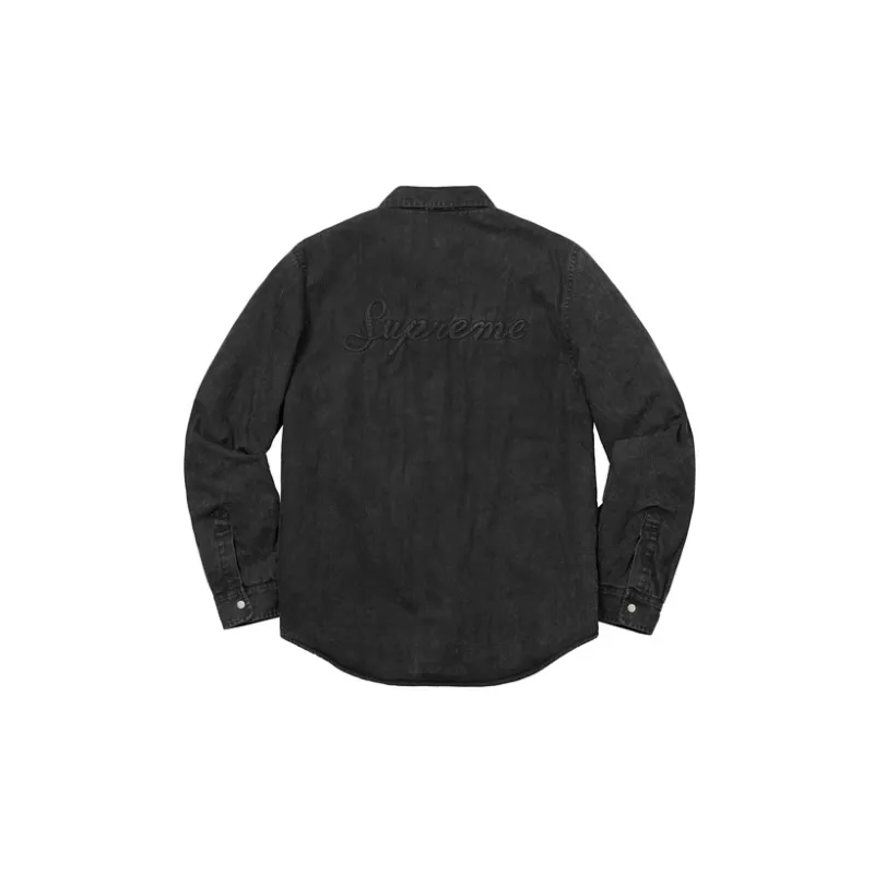 Supreme Sherpa Lined Denim Shirt-1