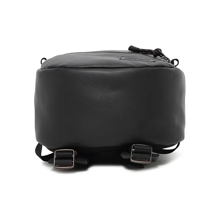 COACH Pacer Leather Backpack Medium Size Men's Black-4