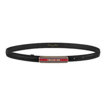 DIOR ID Rectangular Enamel Buckle Unisex