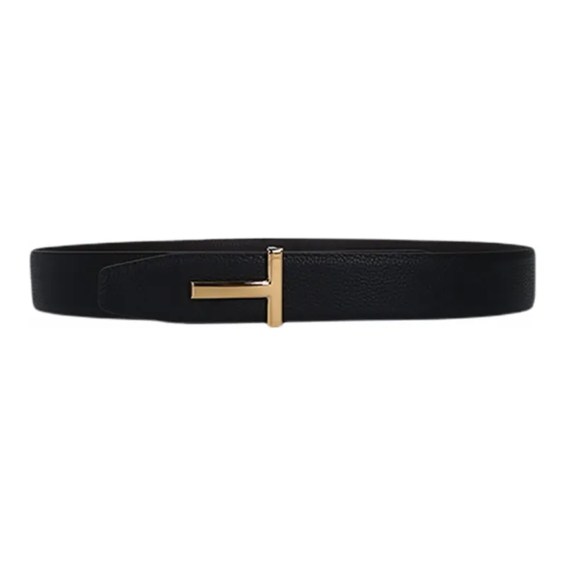 TOM FORD Leather Belts Unisex Brown-3