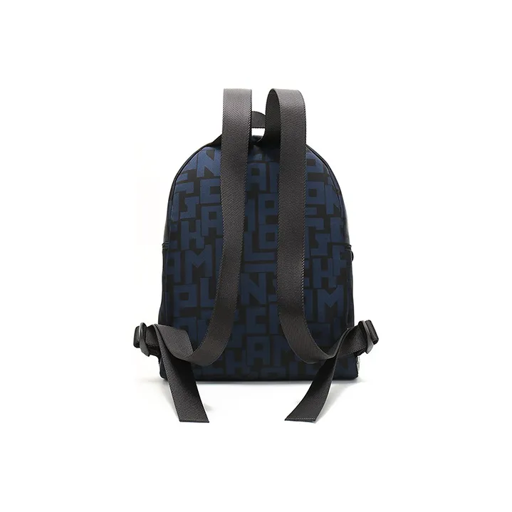 LONGCHAMP Le Pliage Polyamide Canvas Fabric Backpack Small Size Women's Marine Blue-1