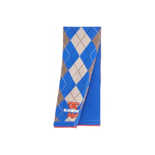 Burberry Knit Scarves Kids Cobalt Blue