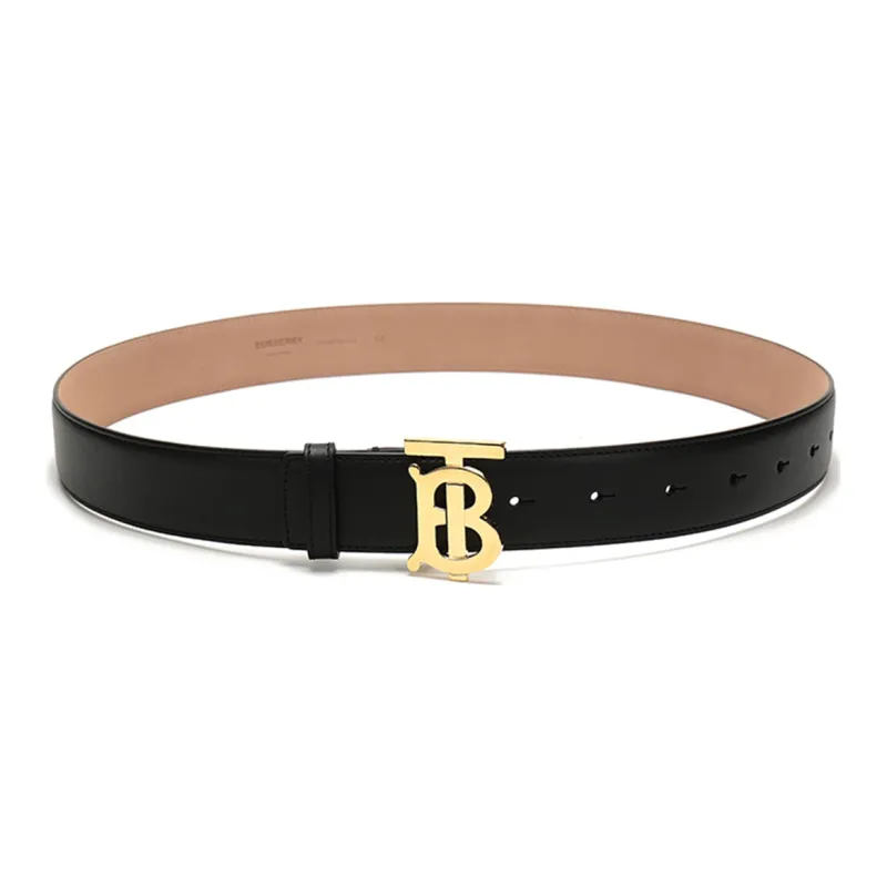 Burberry Monogram Motif Leather Belt 1.4 Width-3