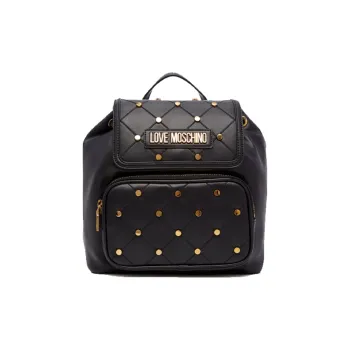 MOSCHINO PU Backpack Women's Black