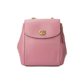 COACH Cow Leather Backpacks Backpack Small Size Women's Cherry Blossom Pink