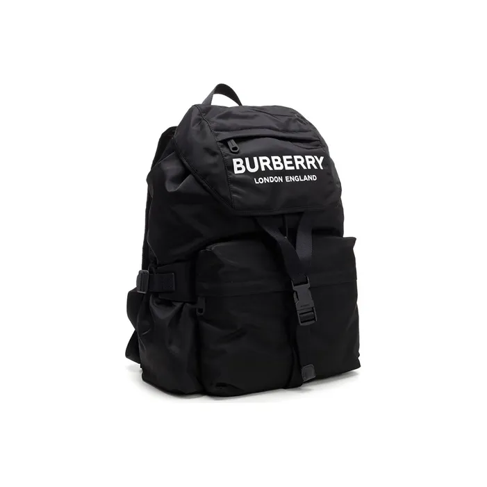 Burberry Nylon Backpack Unisex Black-1