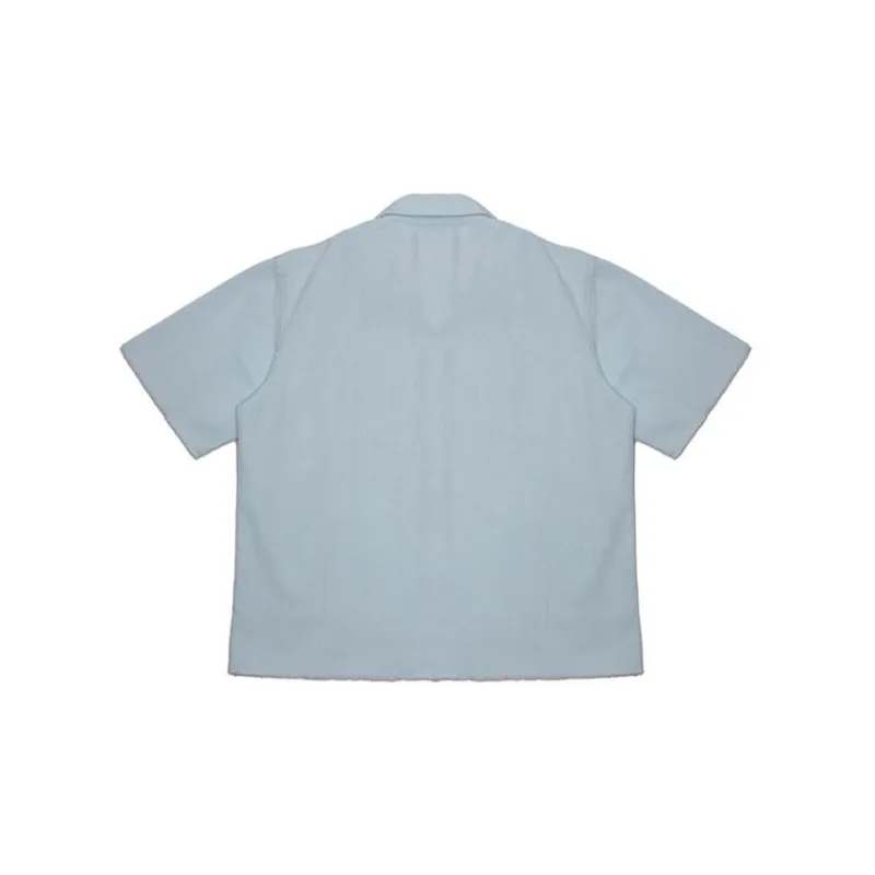 Drew House Smiley Collection Shirt Unisex Light Blue-1