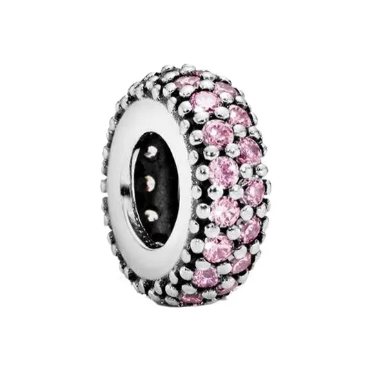 Pandora 925 Sterling Silver, Synthetic Cubic Zirconia Charms / Pendants Women's-0