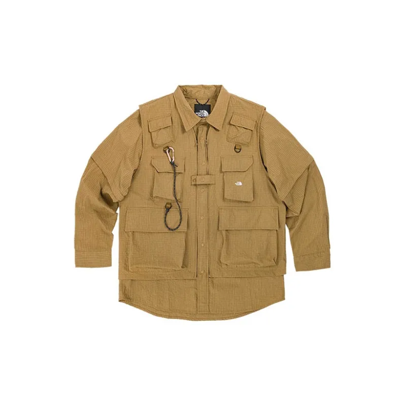 THE NORTH FACE Spring And Summer Natural Journey Collection UE Collection Shirt Men's Khaki-1