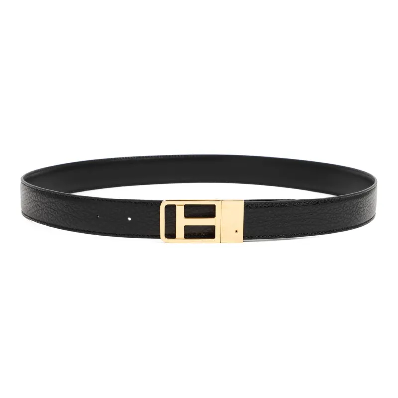 TOM FORD Leather Belts Unisex Black-0