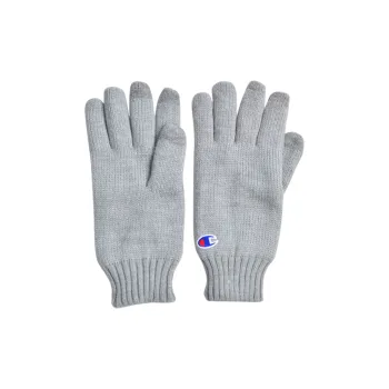 Champion Knit Gloves Unisex Light Gray