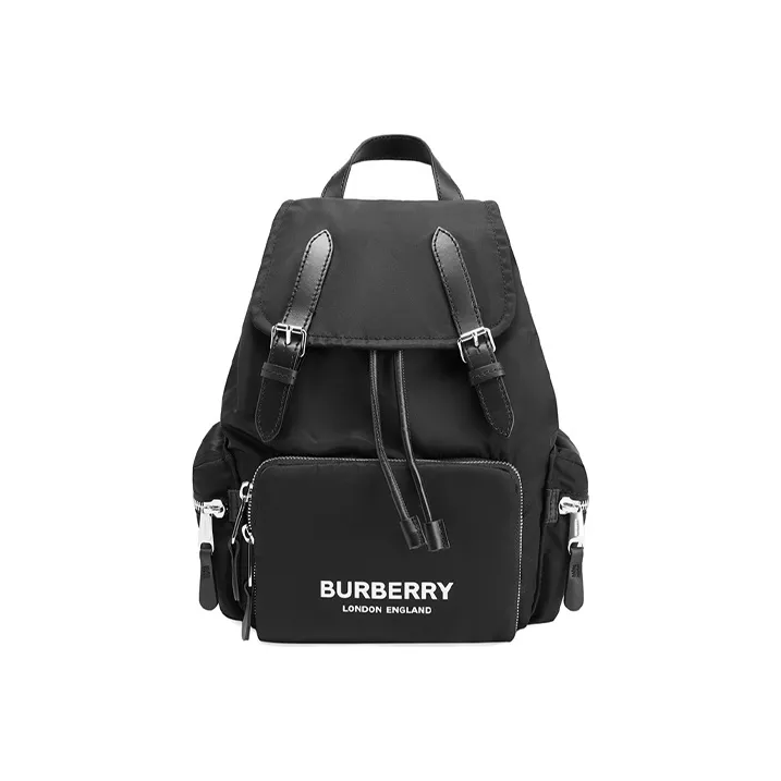 Burberry Nylon Canvas Backpack Women's Black-0