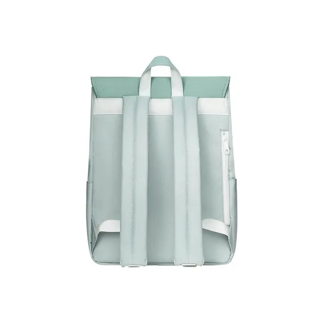 MAH Sheep House Collaboration Polyester Travel Laptop Bag Backpack Unisex Green/Light Green/Emerald Green-1