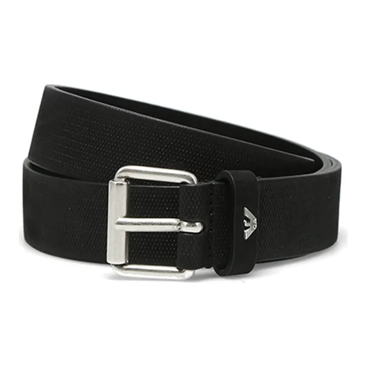 EMPORIO ARMANI Leather Belts Men Black-0