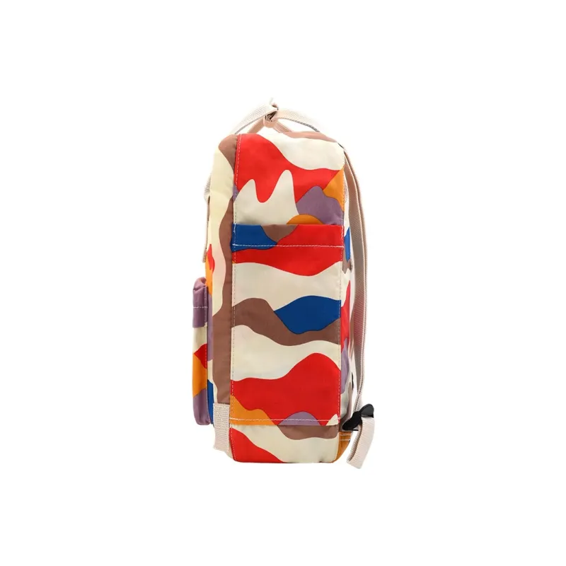 Fjallraven Kanken Polyester With Cotton Backpack Unisex Light Multicolor-2
